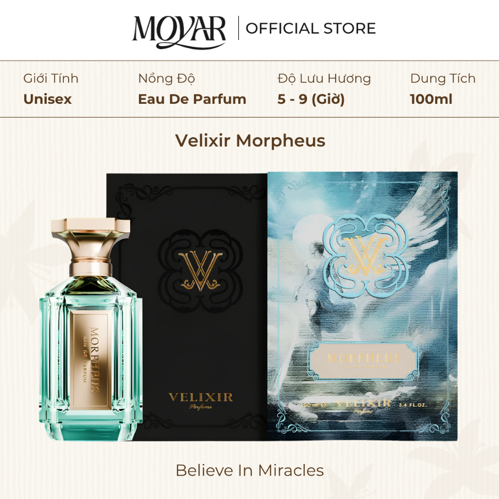 Nước Hoa Velixir Morpheus EDP | Nước Hoa Unisex | Moyar Perfume