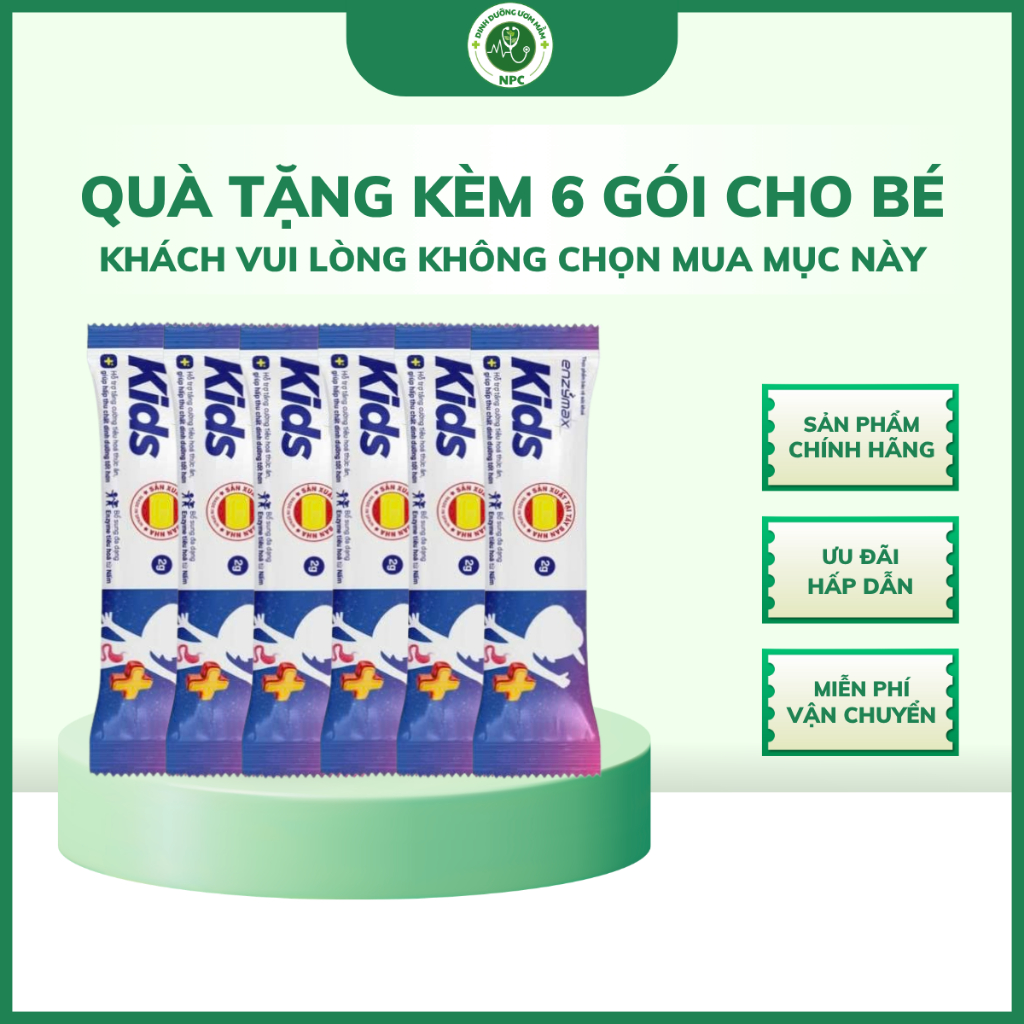 [Quà tặng không bán] - 6 gói Enzymax Kids – Bột men tiêu hóa hỗ trợ trẻ ăn ngon, tăng cường tiêu hóa