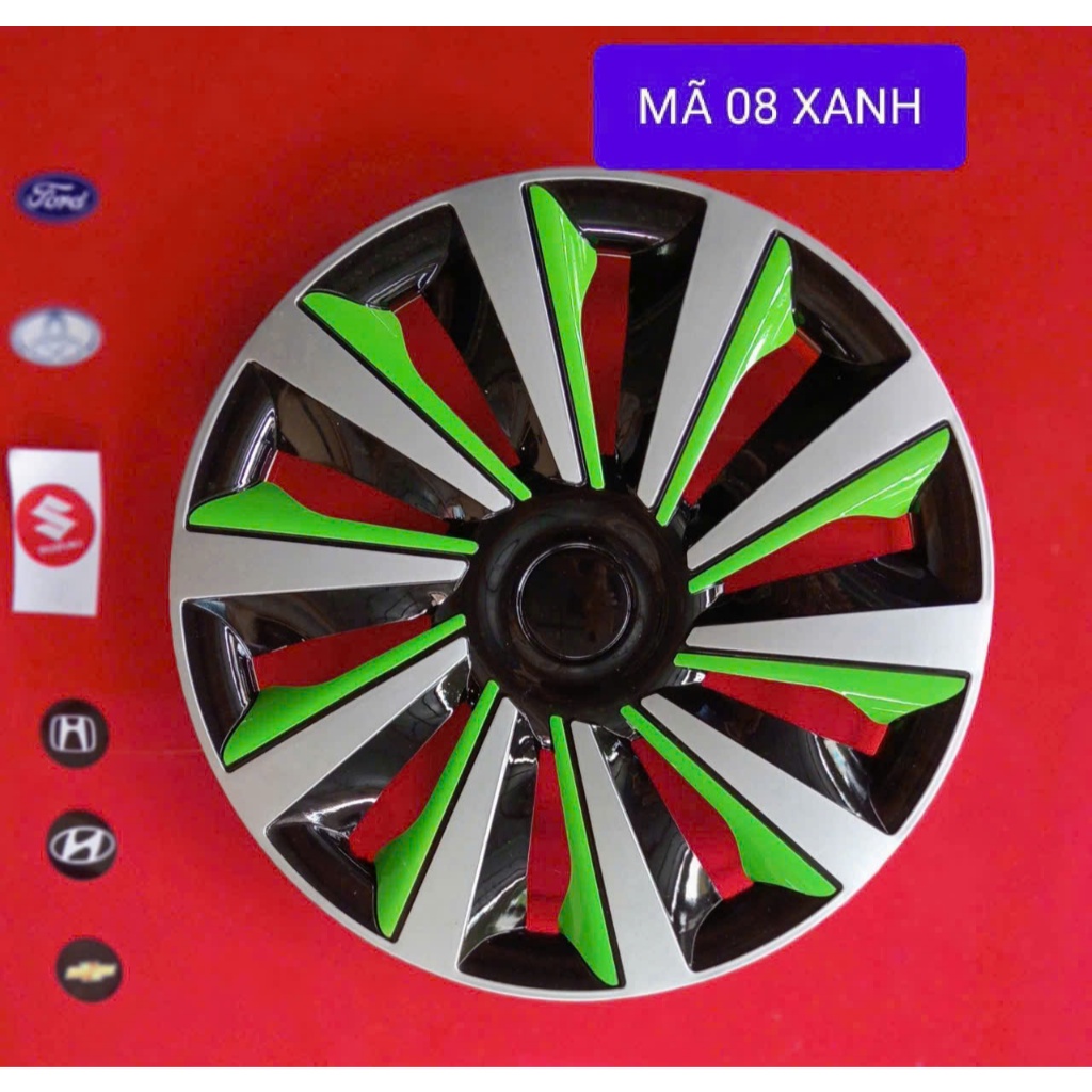 Ốp Lazang VF3, VF5 Chụp Mâm Ô Tô Kiểu Dáng Thể Thao Cho Tất Cả Các Dòng Xe