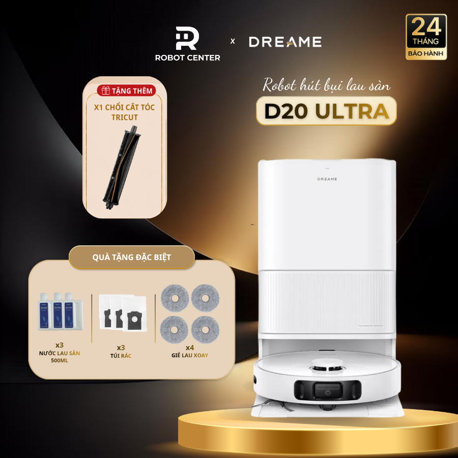 [Livestream] Robot Hút Bụi Lau Nhà Dreame D20 Ultra Chính Hãng | Bảo Hành 24 Tháng