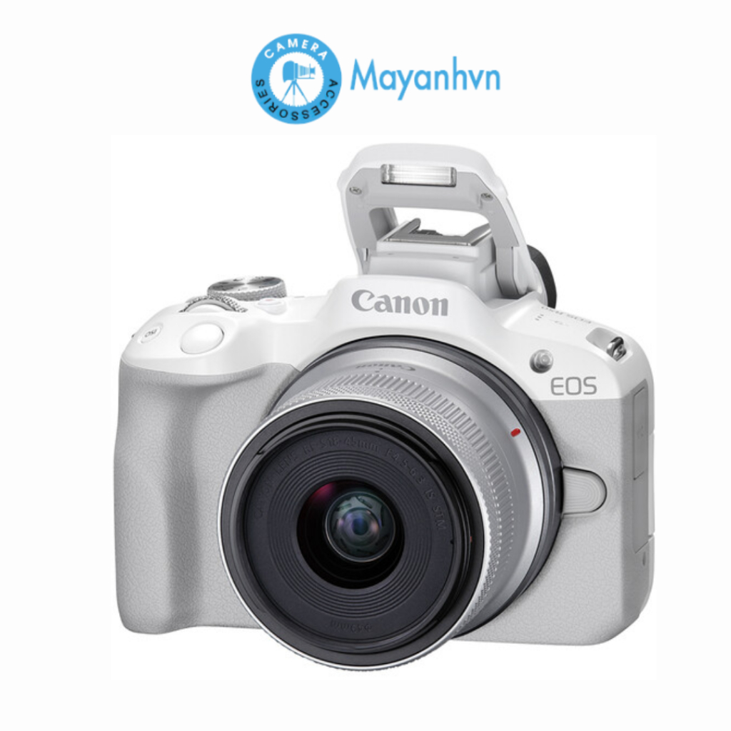 Máy Ảnh Canon EOS R50 Kit 18-45mm (Màu Trắng) / R50 Body / Các Combo R50| Chính Hãng | Bảo Hành 24 T
