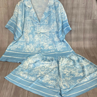 (Bigsize) Đồ Bộ Lụa Tiểu Thư Cao Cấp - Chất vải rũ mượt, cực mát
