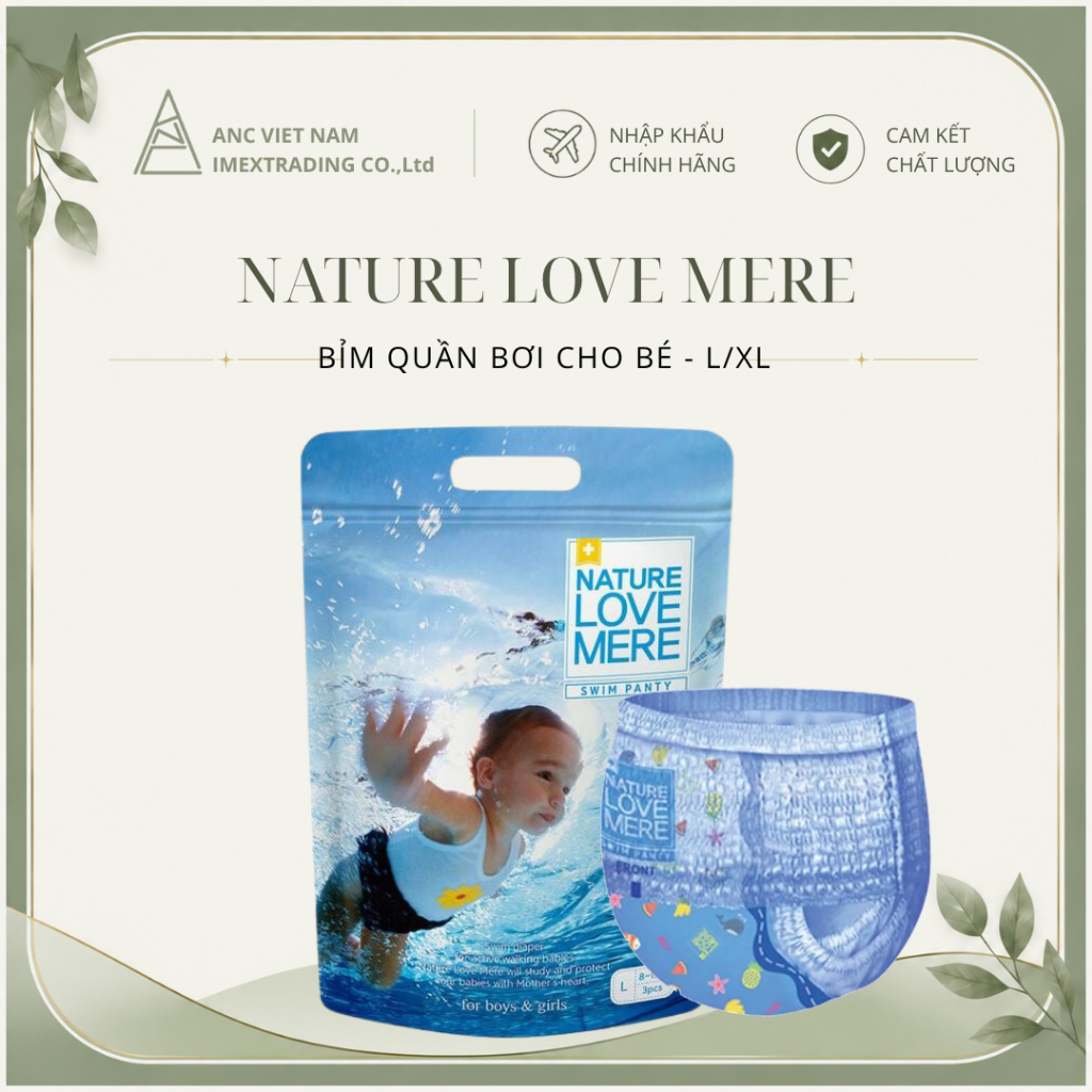 Bỉm Bơi Cho bé Nature Love Mere