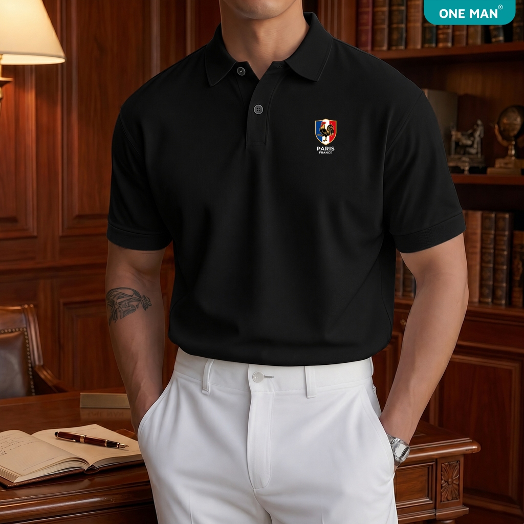 Áo Polo Nam ONE MAN Chất Cotton Duracot Cao Cấp, Mềm Mát, Ít Nhăn, Giữ Form Đẹp [Tặng Hộp]  Phong Cá