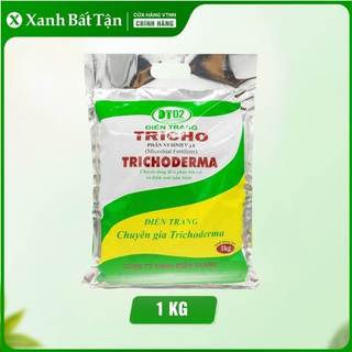 Trichoderma điền trang dt02, men ủ phân bón, rác nhà bếp, chế phẩm trừ nấm bệnh, xanh bất tận