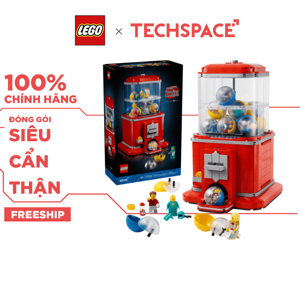 Bộ Mô hình Máy Bán Minifigure Tự Động LEGO IDEAS #21358