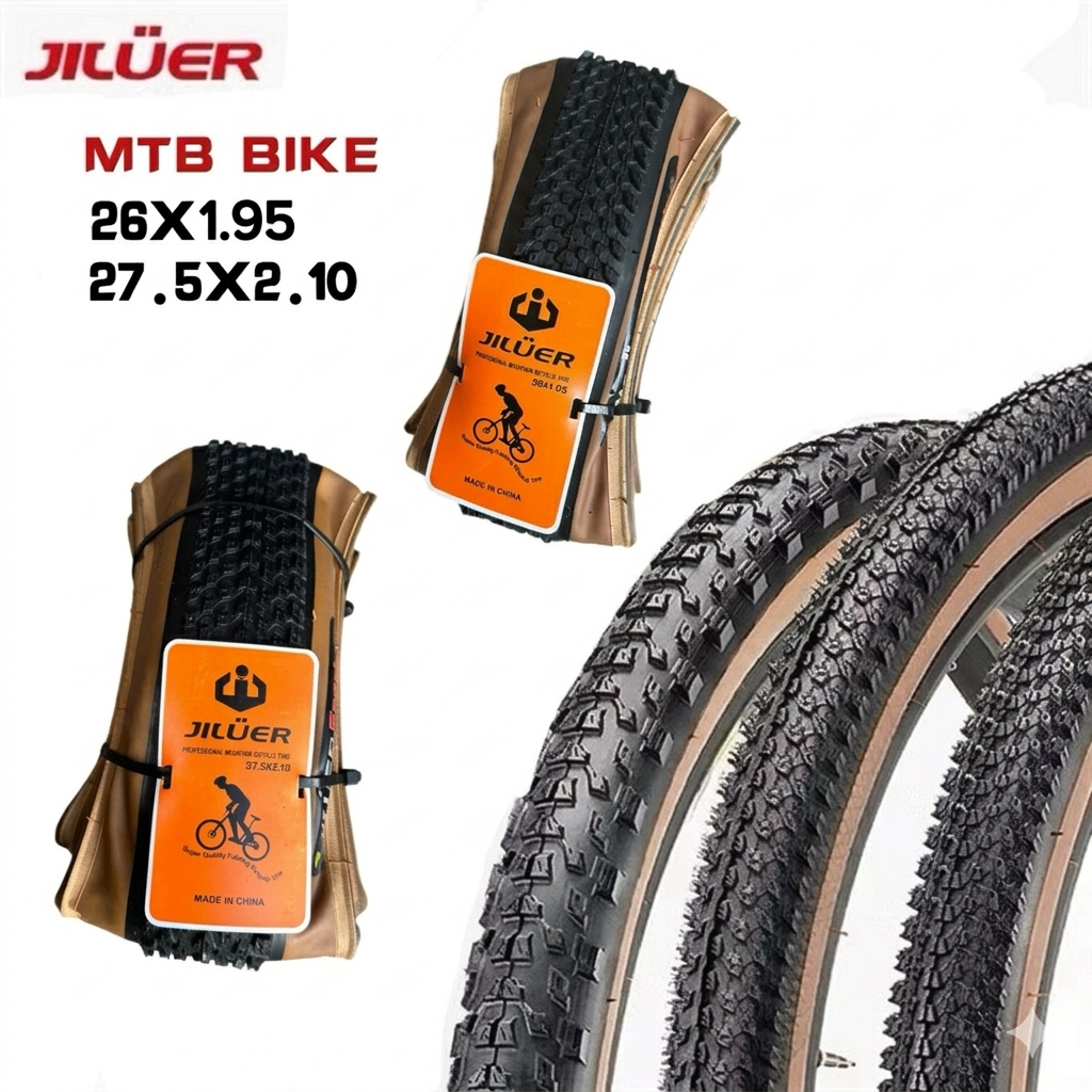 Lốp Xe Đạp MTB JILUER Tanh Gấp 26x1.95 27.5x2.10 – Vỏ Xe Đạp Địa Hình Bám Đường, Bền Chắc