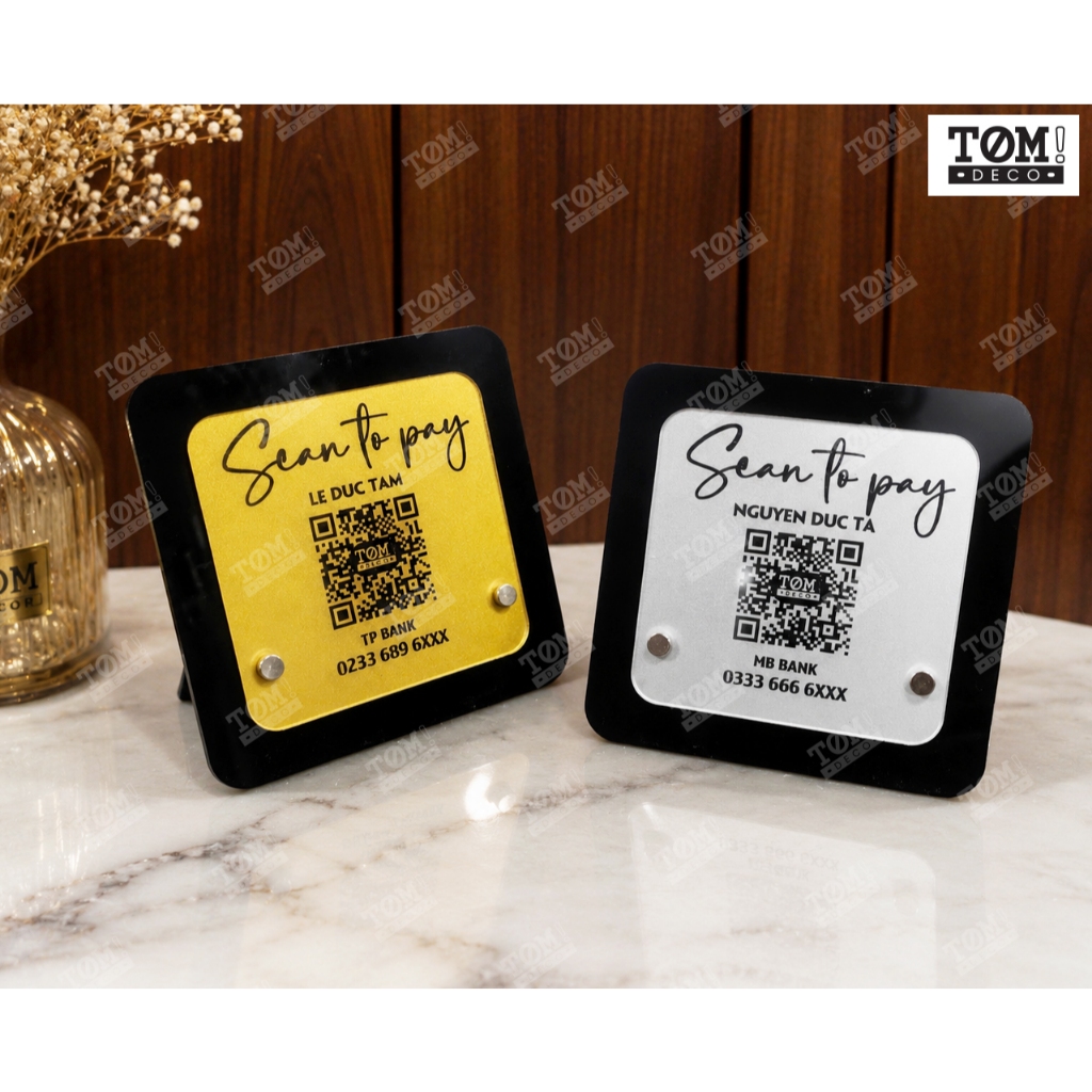 ( Hàng độc) Bảng mã qr QR pay,  quét mã ngân hàng, thông tin ngân hàng, mã thanh toán ngân hàng