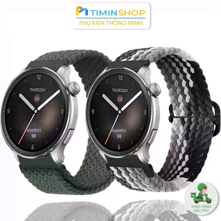 Dây cho Amazfit Active 3 Premium/ Active 2/ Balance 3/ Balance 2/ Balance - Vải (DB)