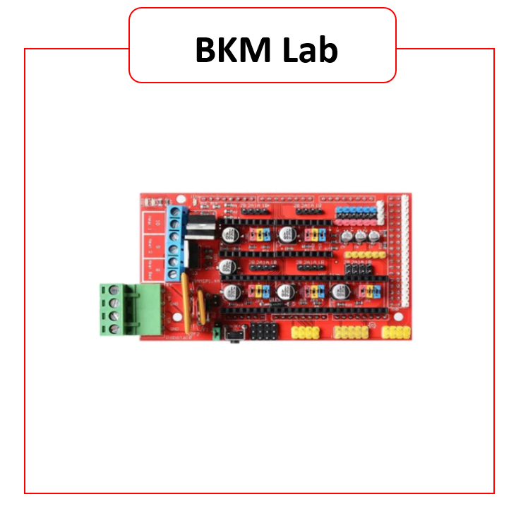 Mạch RAMPS 1.4 Điều Khiển Máy In 3D RepRap, CNC Mini - Board Mở Rộng Cho Arduino Mega 2560 Tiện Lợi