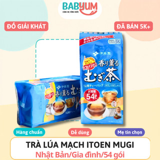 Trà lúa mạch itoen mugi nhật bản bịch 54 gói thanh nhiệt giải độc cho bé từ 1 tuổi và cả gia đình