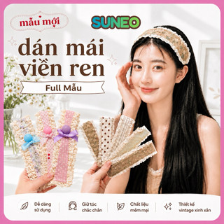 Miếng Dán Tóc Mái Viền Ren Siêu Xinh  | Băng Đô Dán Mái Hoa Nhí Cute - Kiểu Dáng Basic 🎀