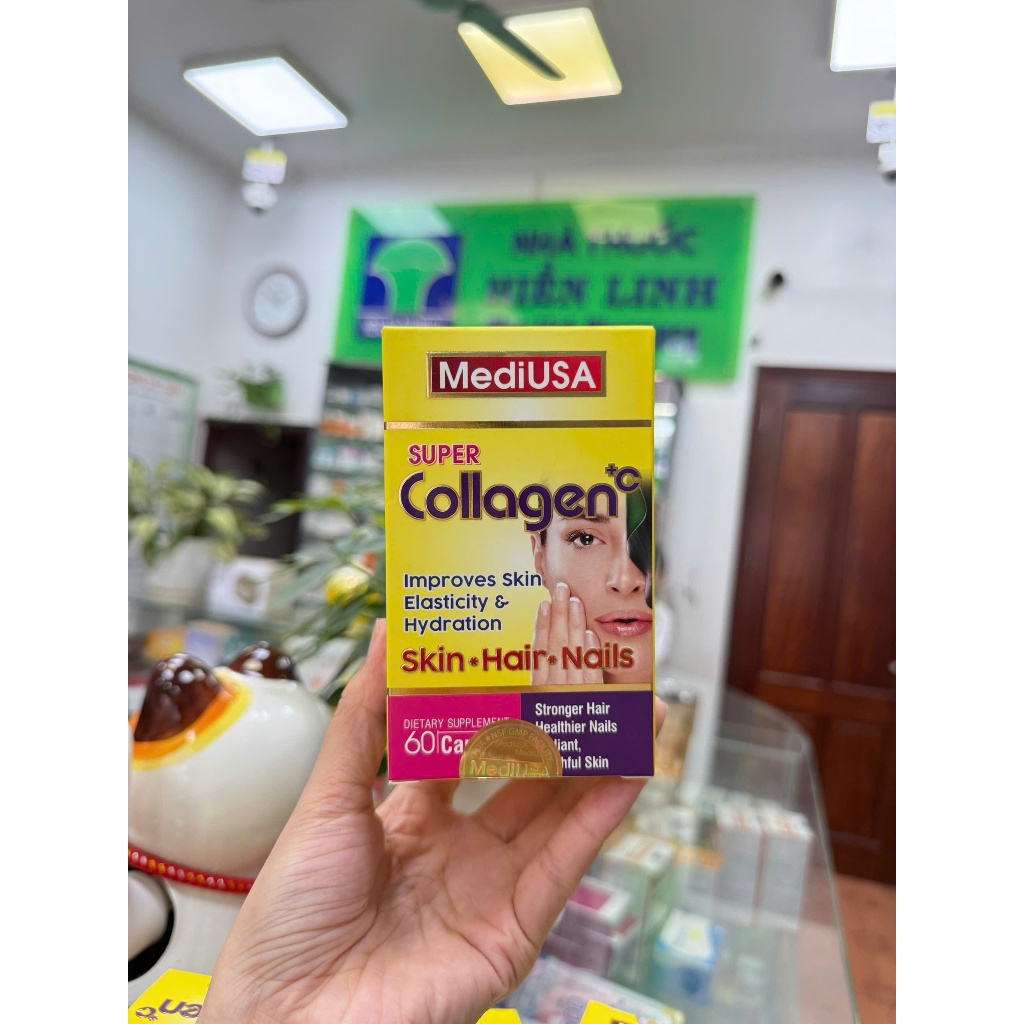 MediUSA SUPER COLLAGEN +C - 60 viên