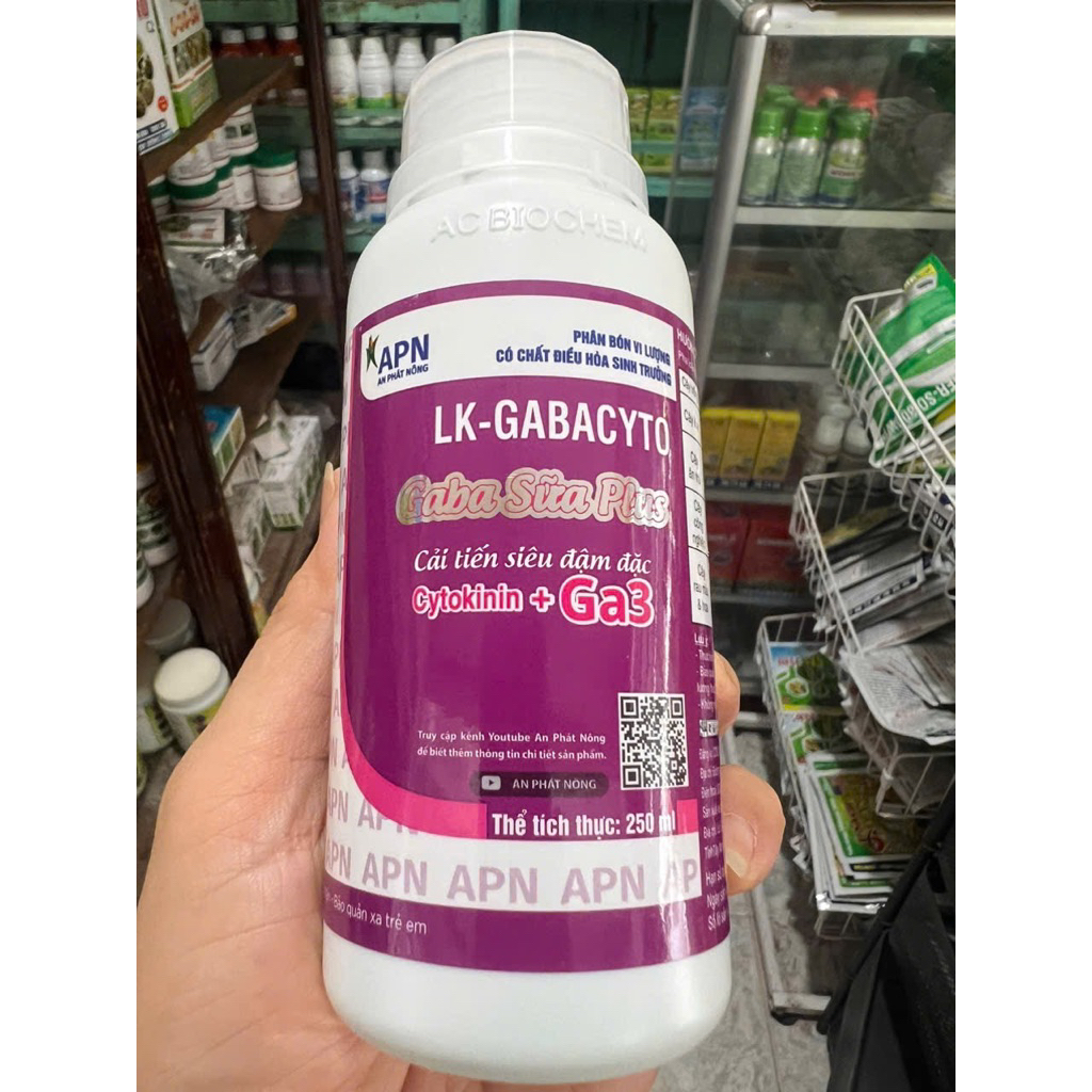 [ LK- GABACYTO ]GABA SỮA PLUS CHAI 250mlhơn( APN) cải tiến siêu đậm đặc