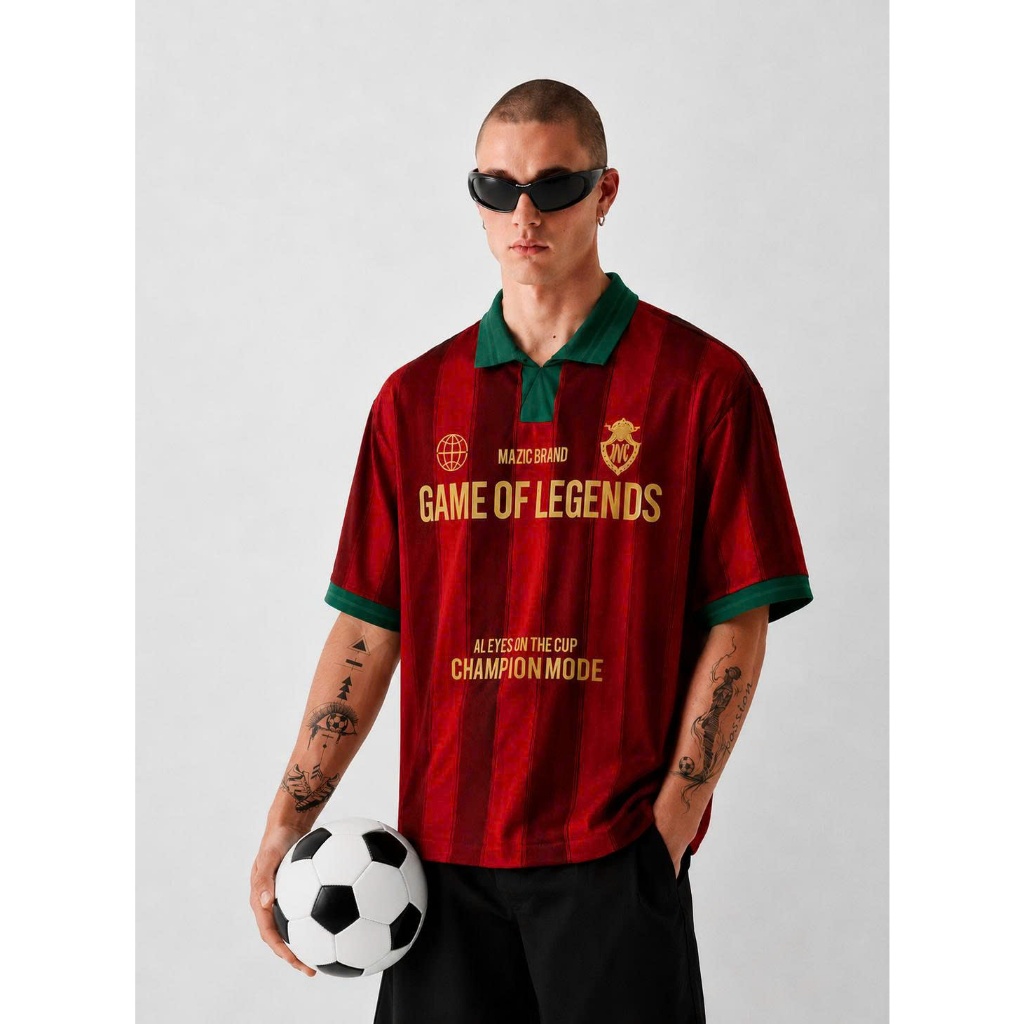 JS01 - "MAZIC" Áo Thun Thể Thao WorldCup Mesh Jersey