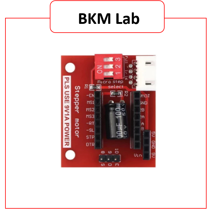 Mạch Mở Rộng Điều Khiển Động Cơ Bước A4988 DRV8825 - Shield Đơn Điều Khiển Step Motor Cho Arduino, R