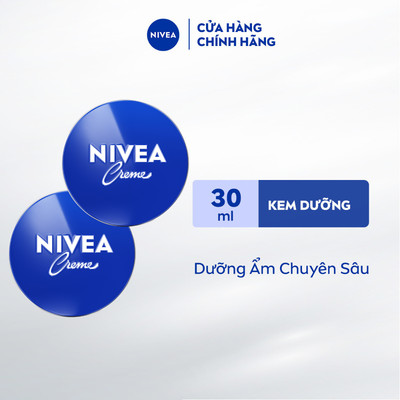 Bộ 02 Kem Dưỡng Ẩm NIVEA Crème (30mlx2) - 80101x2