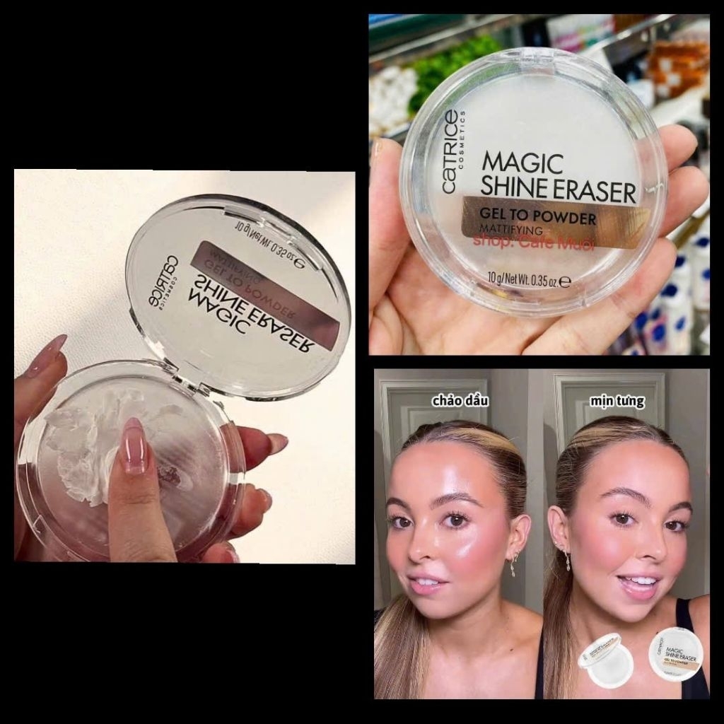 Phấn phủ gel Catrice Magic Shine Eraser