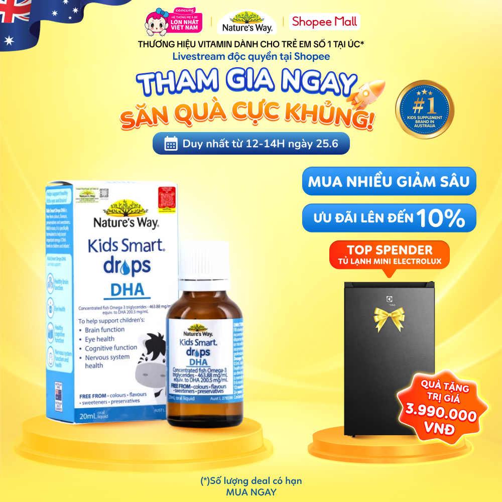 Nature's Way Kids Smart DROPS - DHA - concung