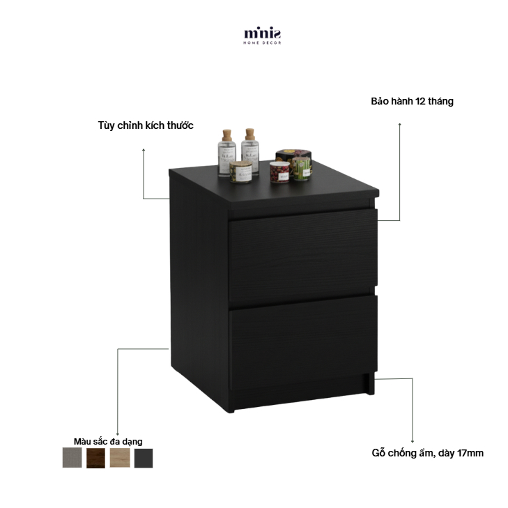 Tủ đầu giường HARPER MN-TAB-11