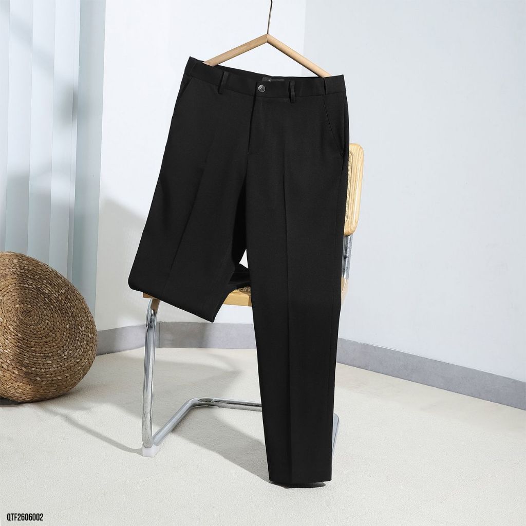 JANSHOP Quần Tây Adjuster, Chất Vải Tencel Cao Cấp, Form Straight Ống Suông Lịch Lãm, Nam Tính