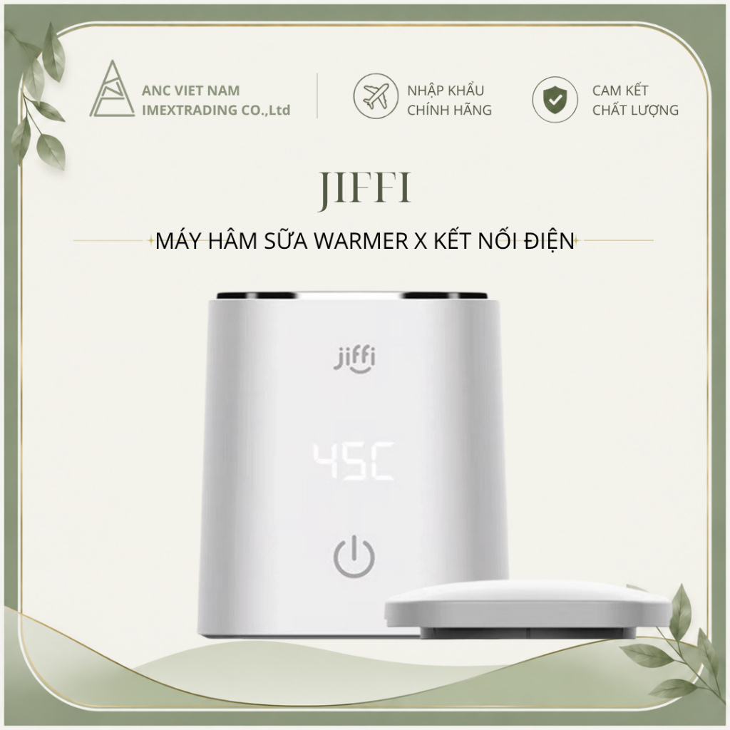 Máy hâm sữa cắm điện Jiffi Warmer X