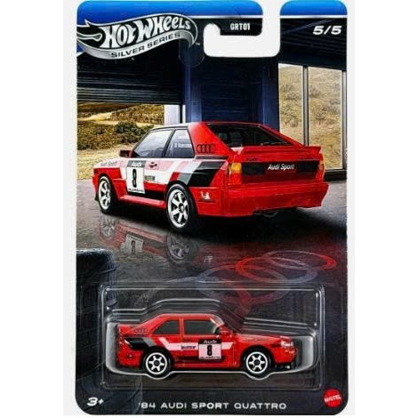 LeHuong Diecast - Xe mô hình Hot Wheels 84 Audi Sport Quattro 2026 Silver Series