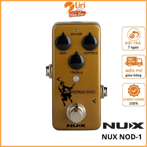Pedal Guitar Nux Horseman NOD-1 - Overdrive - Liri Music