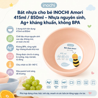 Bát Nhựa Amori - Inochi: Sang Trọng, An Toàn, Tiện Dụng Cho Mọi Bữa Ăn 🍽️✨