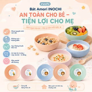 Bát Nhựa Amori - Inochi: Sang Trọng, An Toàn, Tiện Dụng Cho Mọi Bữa Ăn 🍽️✨