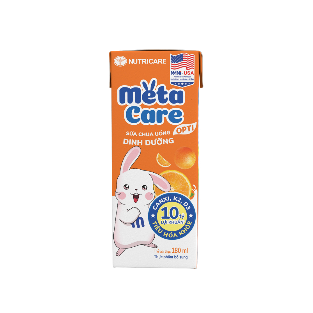 Thùng SỮA METACARE YOYO vị Cam( 180ml) 48 hộp