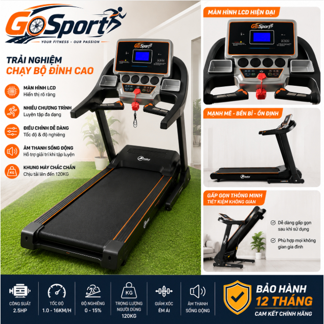 MÁY CHẠY BỘ ĐA NĂNG OSAKY OS~900D Kèm đĩa xoay eo ~ Bảo hành 5 năm