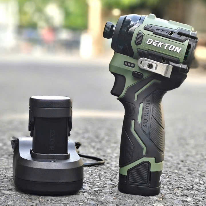 CHUYÊN VÍT 16,8V DEKTON  D16-CV180PRO  - Motor Brushless - Lực Siết 180Nm - Điều Tốc Vô Cấp