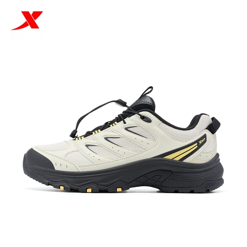 XTEP  Chasing Mountain Giày đi bộ ngoài trời nam, giày leo núi chống mài mòn và chống trượt mùa hè, 