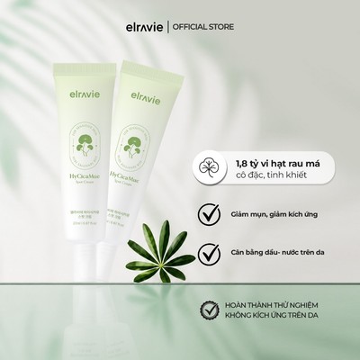 Kem Chấm Mụn Làm Dịu, Phục Hồi Và Giảm Thâm Elravie HyCicaMue Spot Cream 20ml