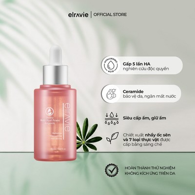 [DATE T2/2027] Tinh Chất Cấp Ẩm Chuyên Sâu, Trắng Khỏe Cho Da Khô Elravie Moist Hyal Power Ampoule 45ml