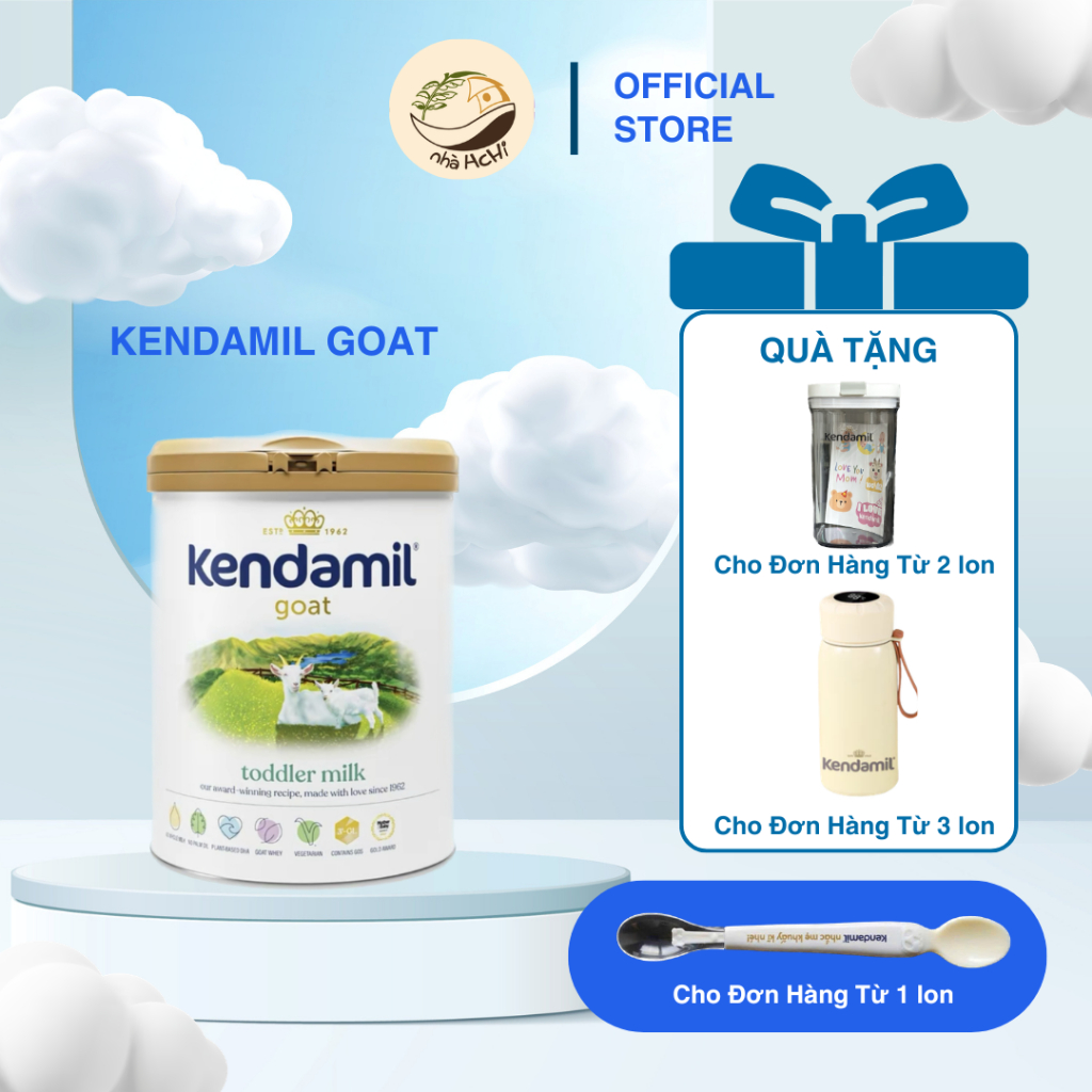 [HỎA TỐC HCM - DATE 2027] KENDAMIL DÊ/ KENDAMIL GOAT SỐ 1,2,3 - NHÀ ACHI