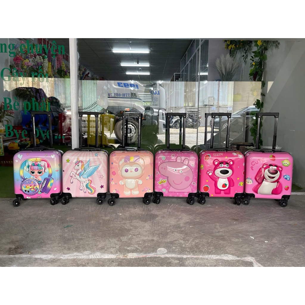Vali kéo trẻ em size 18 inch ( nhiều mẫu, được chọn mẫu, hàng có sẵn)