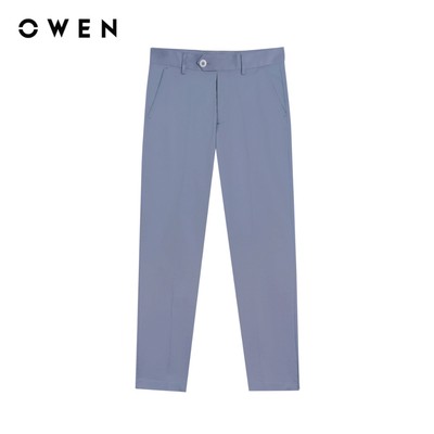 Owen - Quần khaki Slim Fit QKS261007 màu Xám chất liệu Renu
