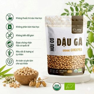Đậu gà hữu cơ c'lavie / markal 500g/200g/100g - nhà hữu cơ