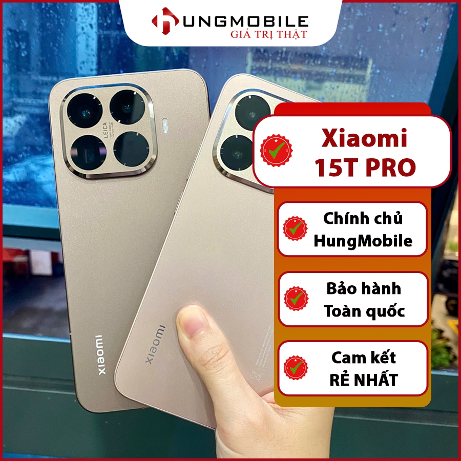 Điện thoại Xiaomi 15T Pro 12GB+256GB| Dimensity 9400 Plus