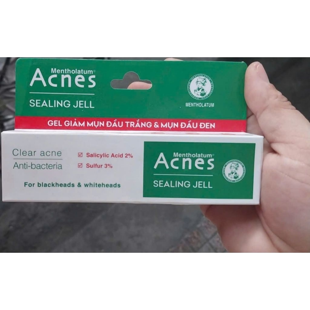 gel bôi mụn đầu đen đầu trắng Acnes sealing jell