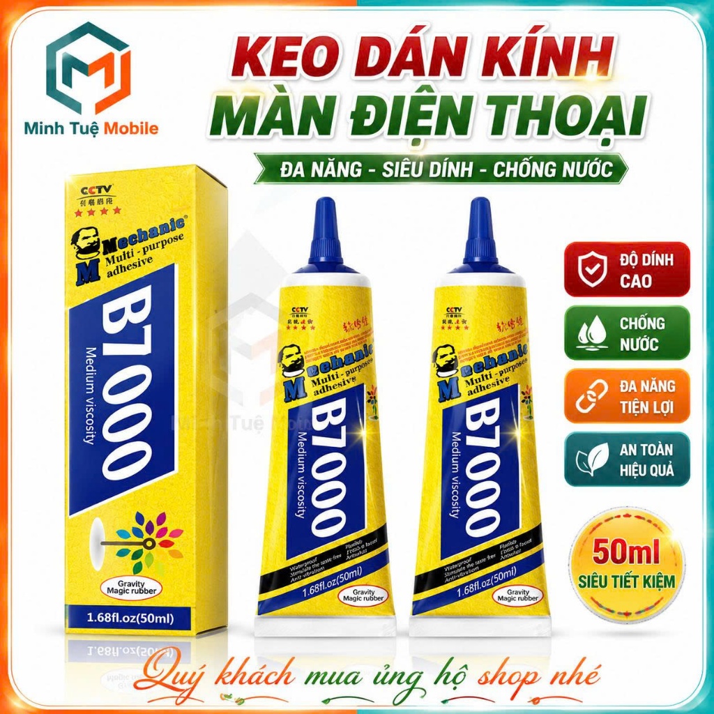 Keo B7000/E8000 50ml  (Keo trong)