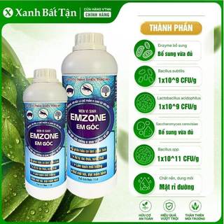 Chế phẩm sinh học EM Gốc, xanh bất tận, ủ thành EM thứ cấp ủ phân bón, xử lý nước ao nuôi