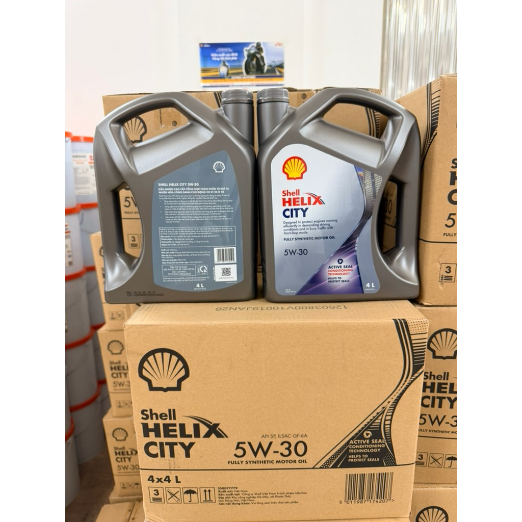 Shell helix City 5w30 ( chạy 10.000km )