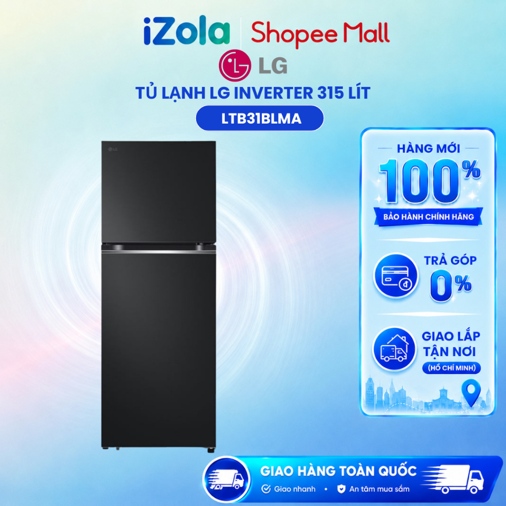LTB31BLMA - Tủ lạnh LG Inverter 315 lít LTB31BLMA - Hàng chính hãng