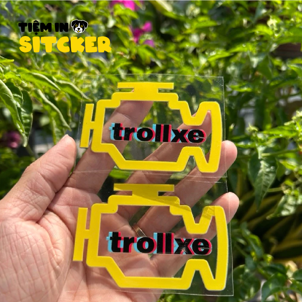 Tem UV DTF & 2 Tem Troll Xe | Dán Xe Ô Tô - Xe Máy - Xe Điện