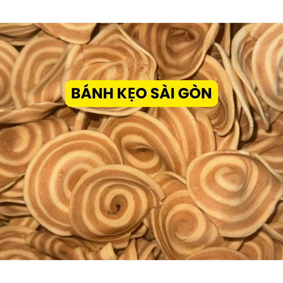 Bánh tai heo lớn 500gr/ 1ký/ Hũ Nhựa- Bánh Kẹo Sài Gòn {LƯU Ý HÀNG DỄ VỠ}