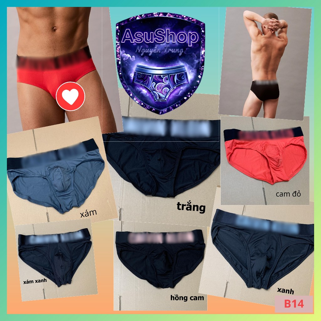 B14 S,M,L> Quần lót nam tam giác - Intense Power thun lạnh - Hip Brief