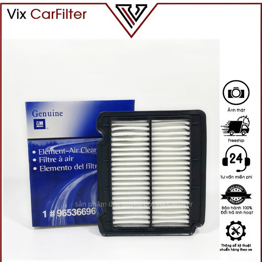 Lọc gió động cơ Gentra, Aveo T200/ T250/ T255